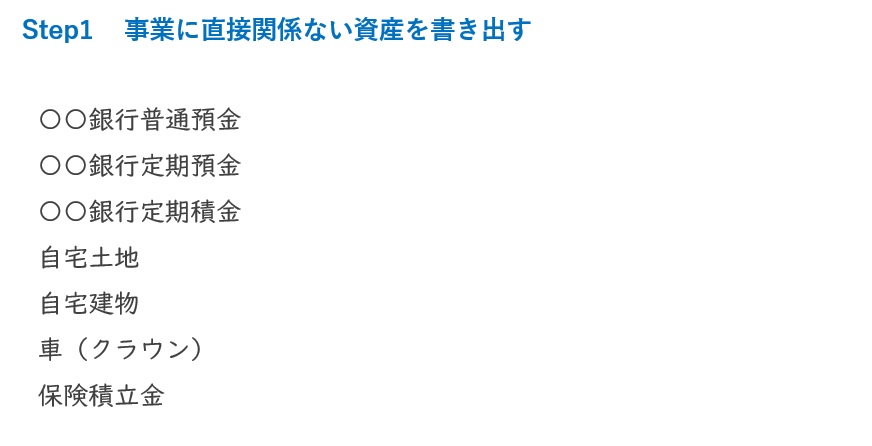 会社分割の節税額計算の第1手順