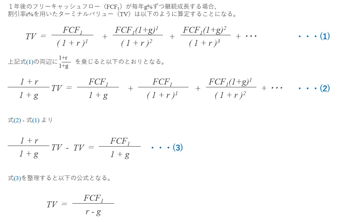 継続成長モデルの証明