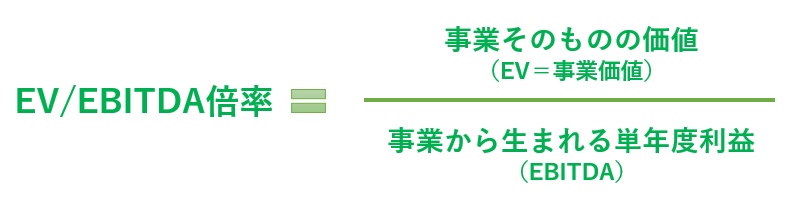 EV/EBITDA倍率の計算式